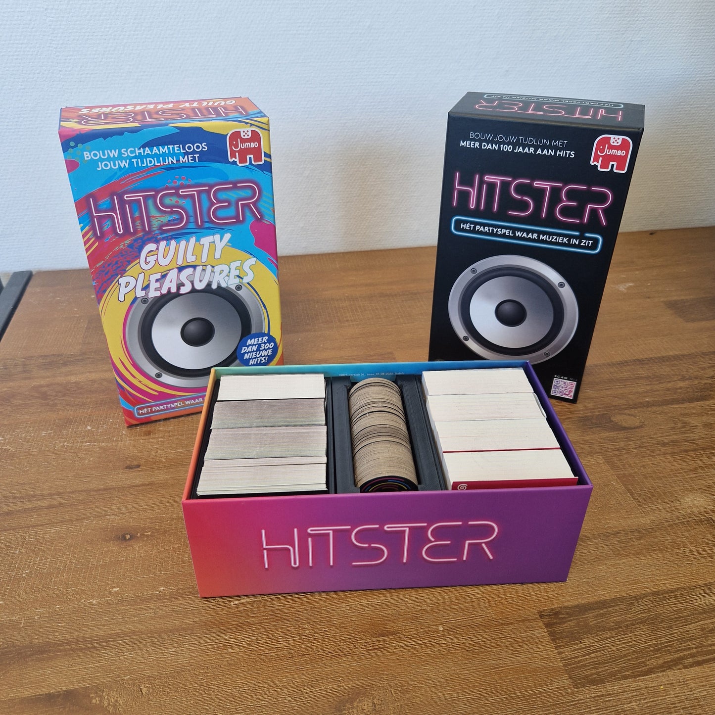 Insert Fit For Hitster, Upgrade - 2 jeux dans 1 boîte