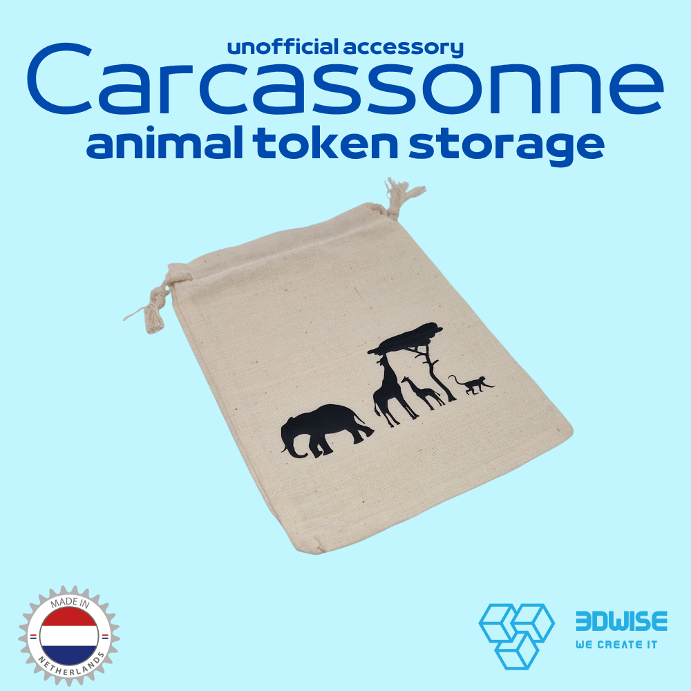 Carcassonne Safari Poel Token Bewaarzak
