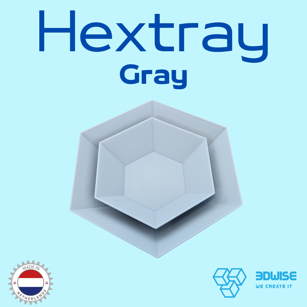 Hextray, plateau de ressources empilable pour jeux de société