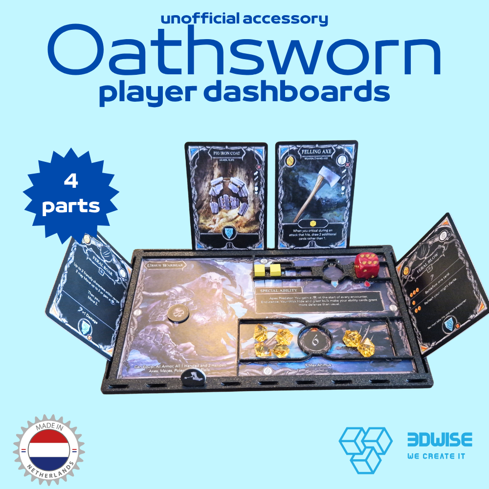Tableau de bord des joueurs de Oathsworn Into The Deepwood - lot de 4