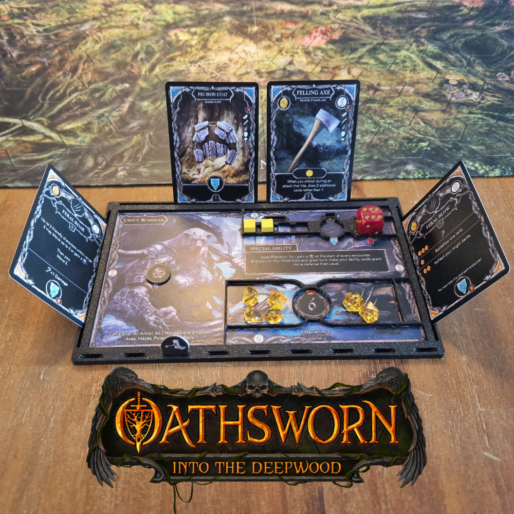 Tableau de bord des joueurs de Oathsworn Into The Deepwood - lot de 4