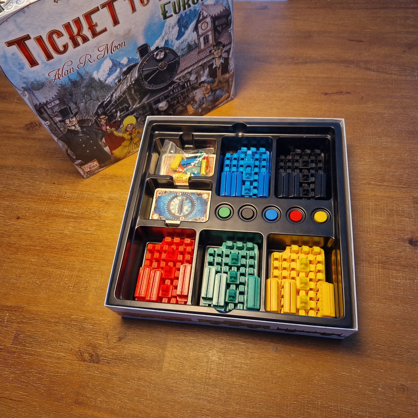 Ticket To Ride Insert + Card Holders