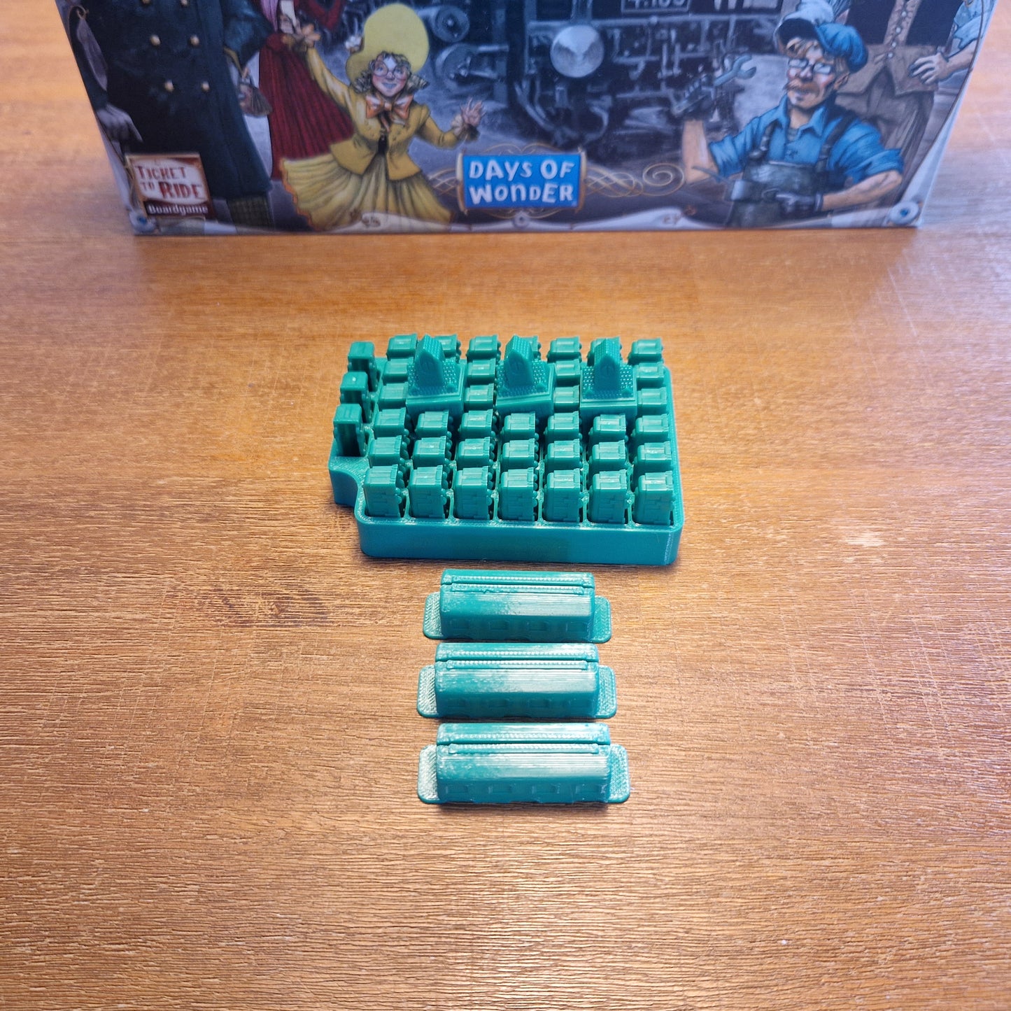 Ticket To Ride Insert + Card Holders