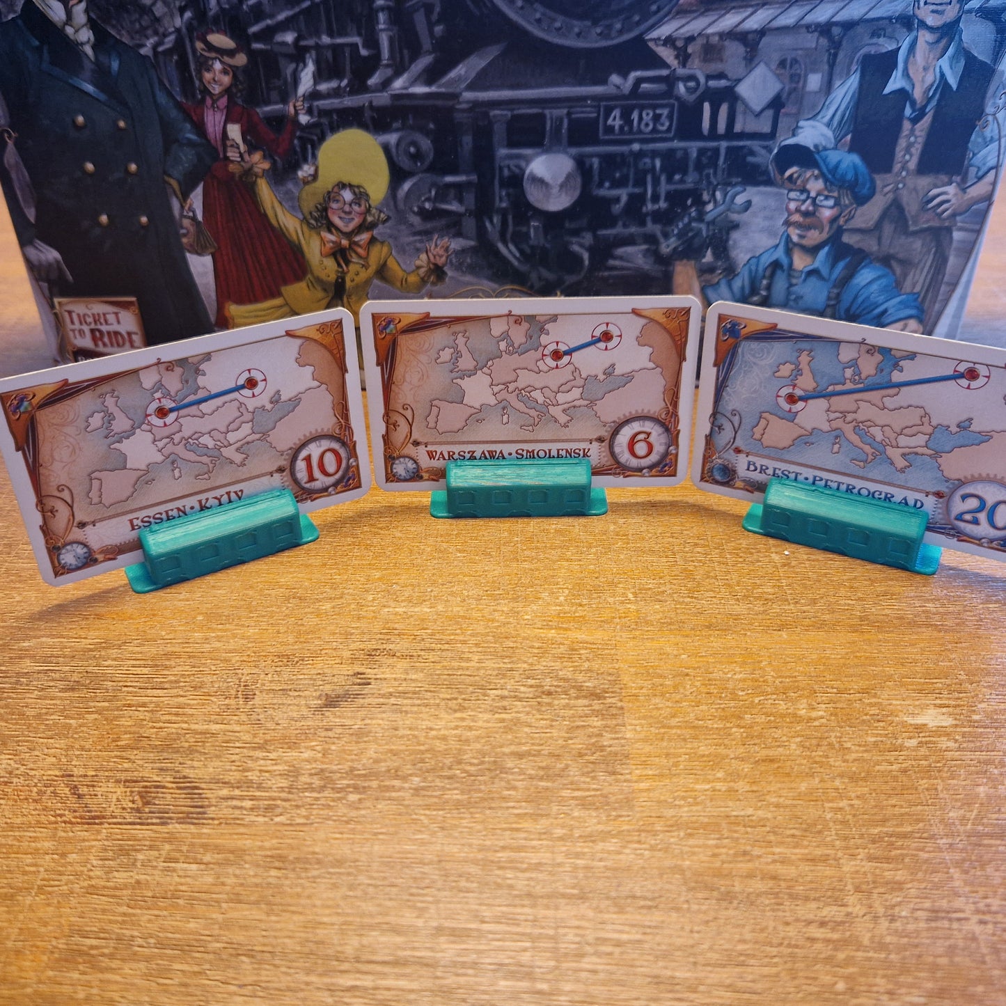 Ticket To Ride Insert + Card Holders