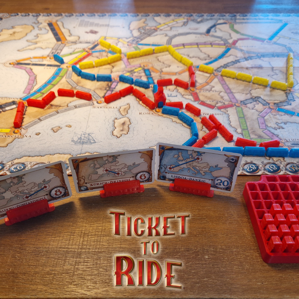 Ticket To Ride Insert + Card Holders