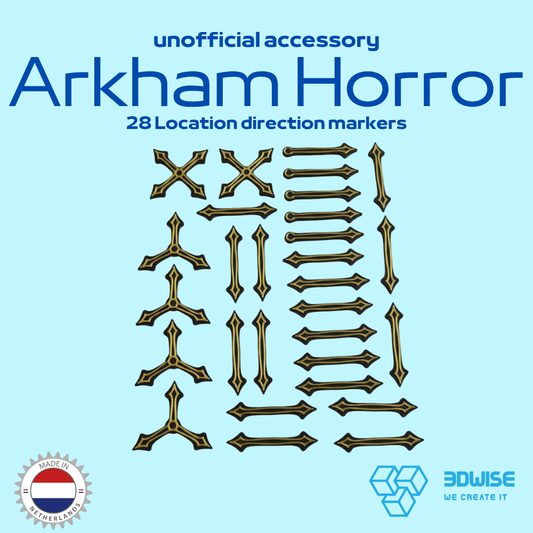 Location Markers Compatible with Arkham Horror - Set of 28