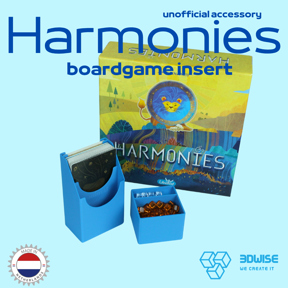Insert geschikt voor Harmonies & Pulse - Boardgame organiser